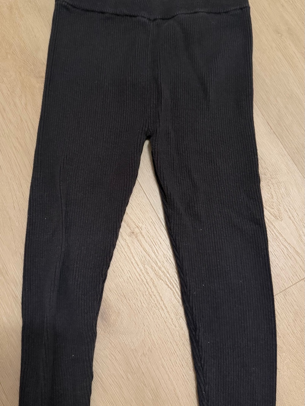 Carter's Black Ribbed Kids Leggings